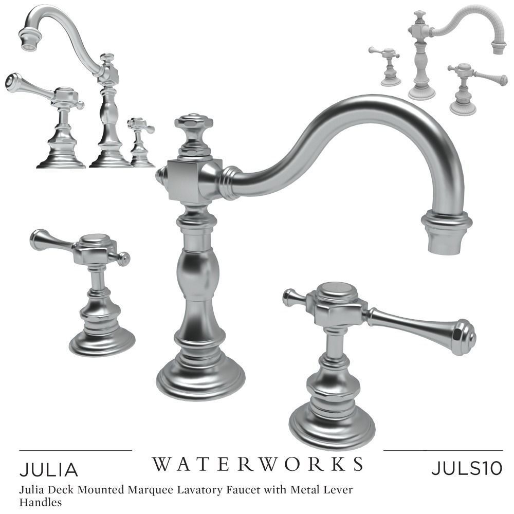 3d Julia Deck Mounted Marquee Lavatory Faucet Cgtrader