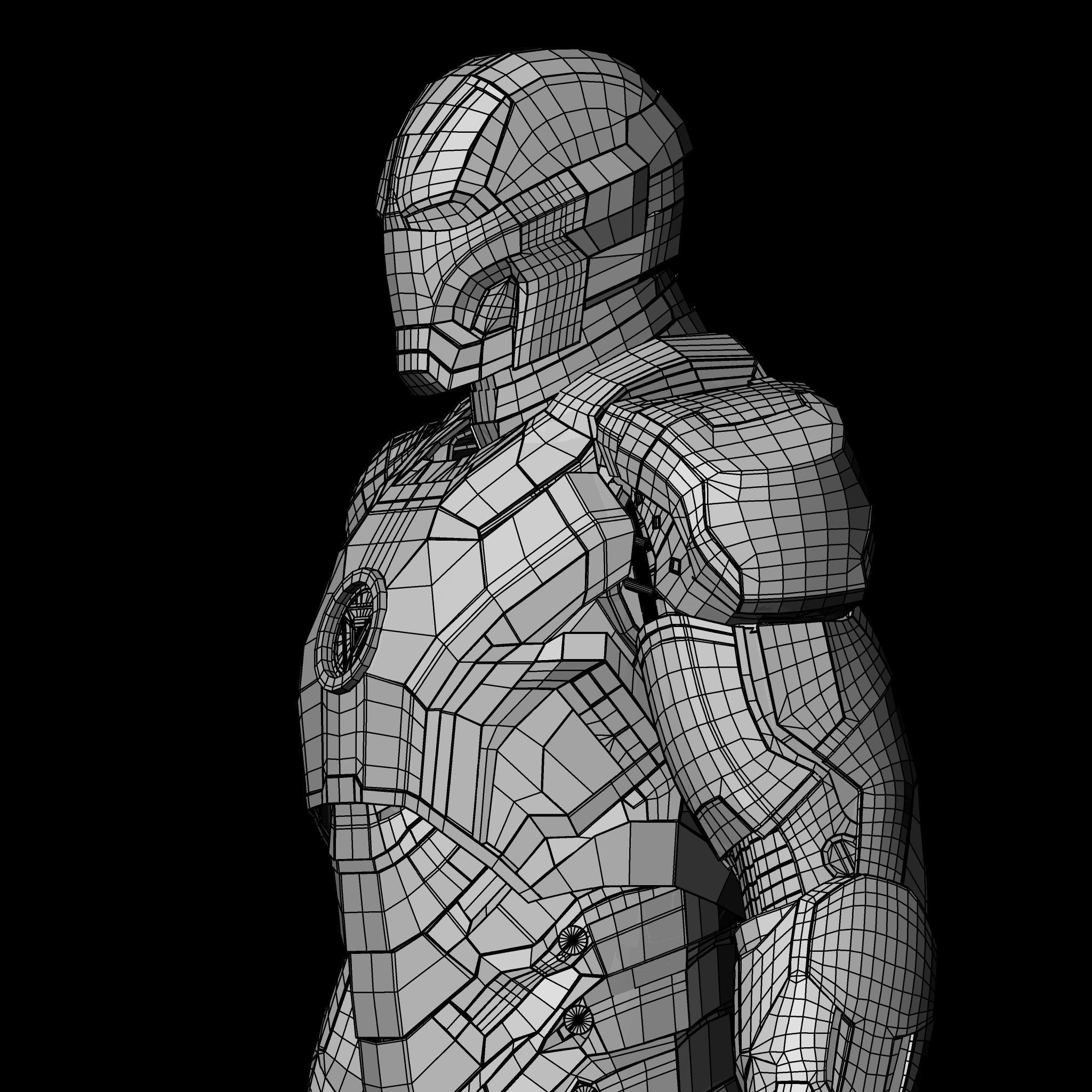 3D model Iron man Mark 42 3d model VR / AR / low-poly | CGTrader