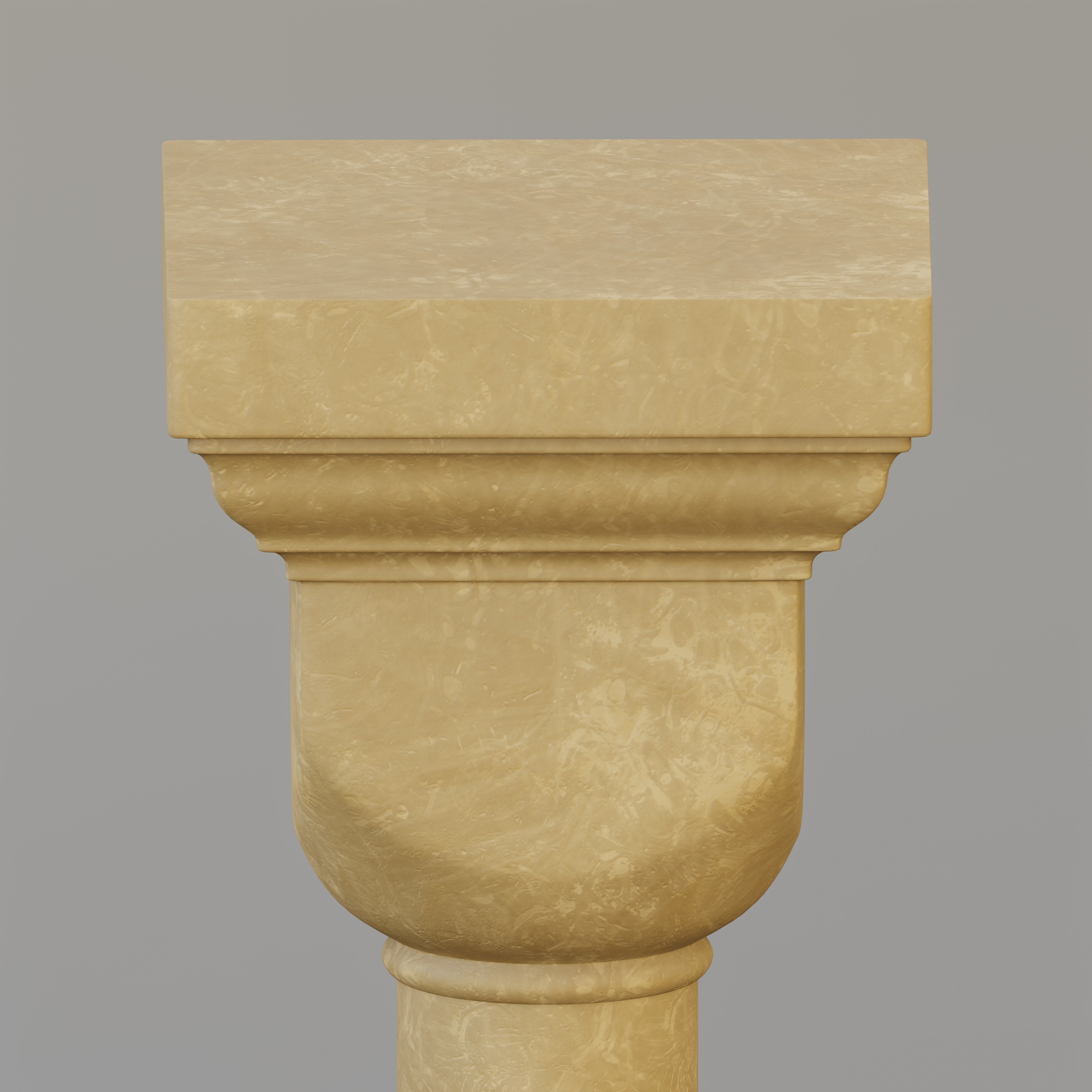 3D model Cushion capital column VR / AR / lowpoly CGTrader