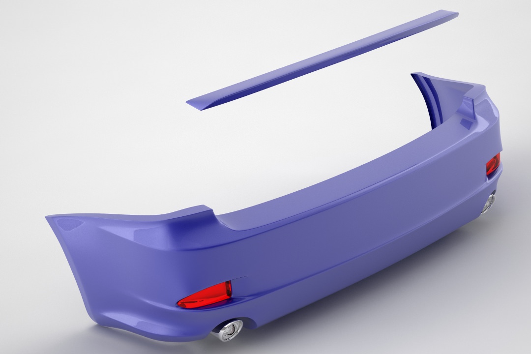 Lexus IS F sport car parts 3D model CGTrader