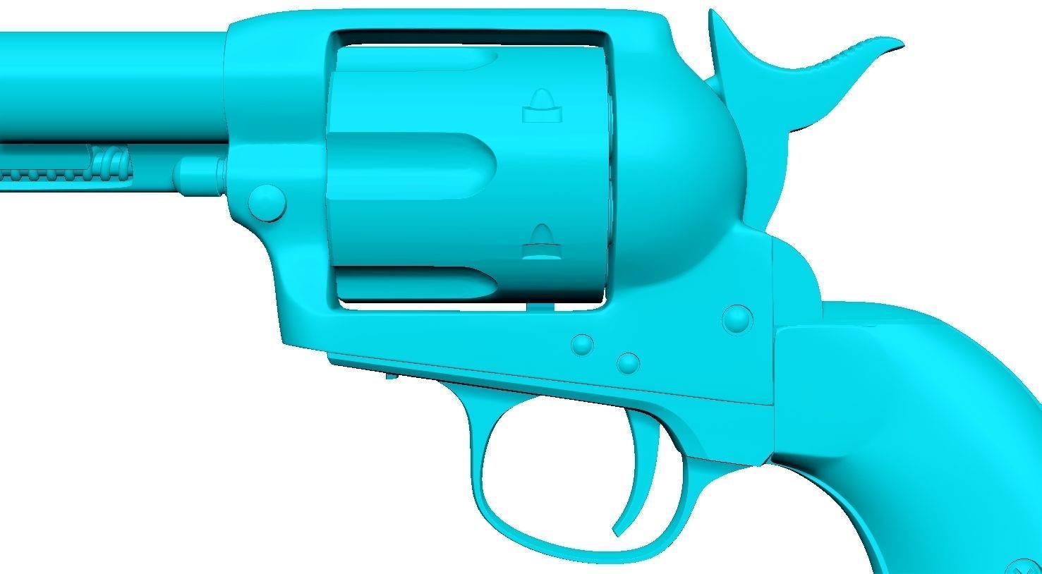 Revolver colt peacemaker ready to print 3D model 3D printable | CGTrader