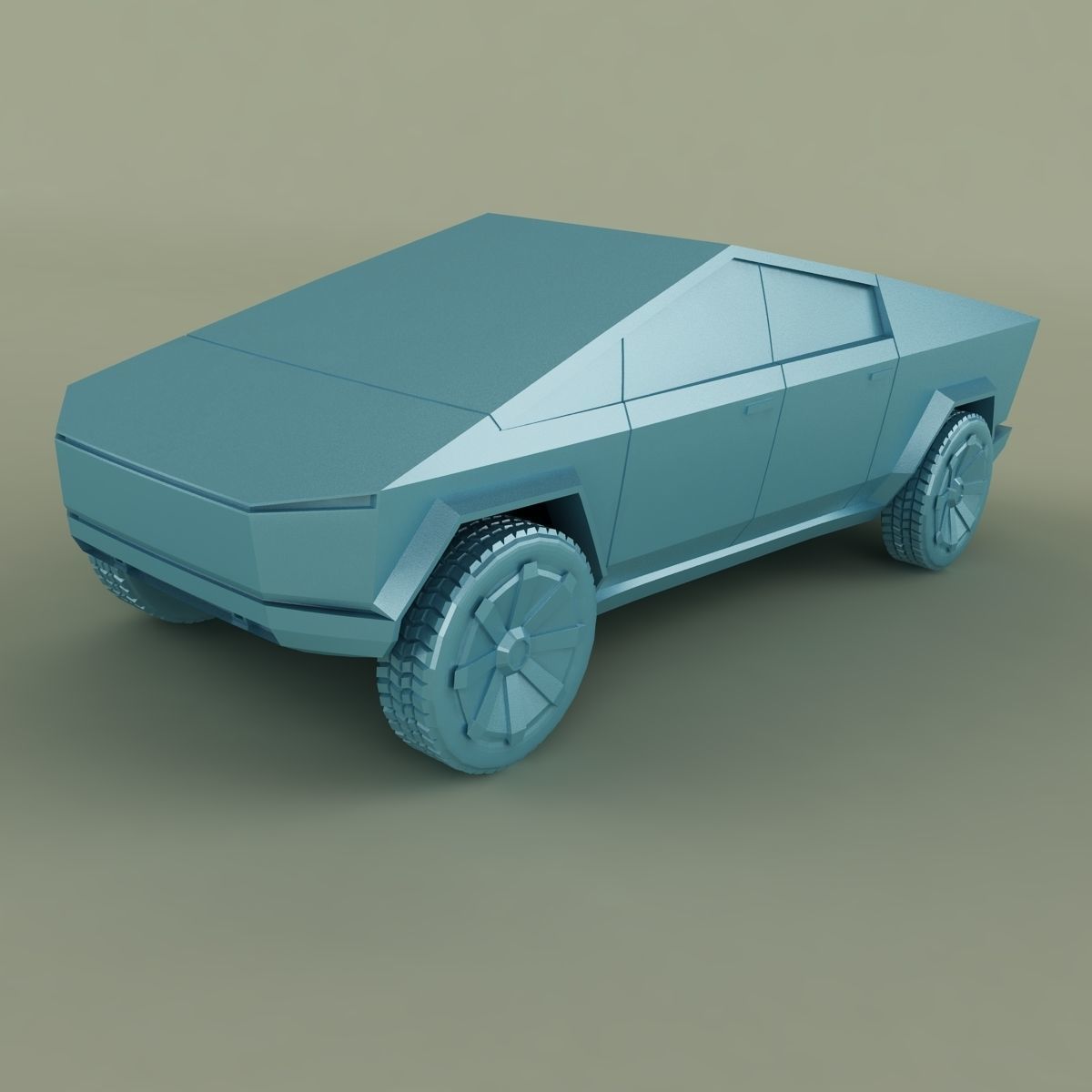 Tesla Cybertruck 3D Print model | CGTrader