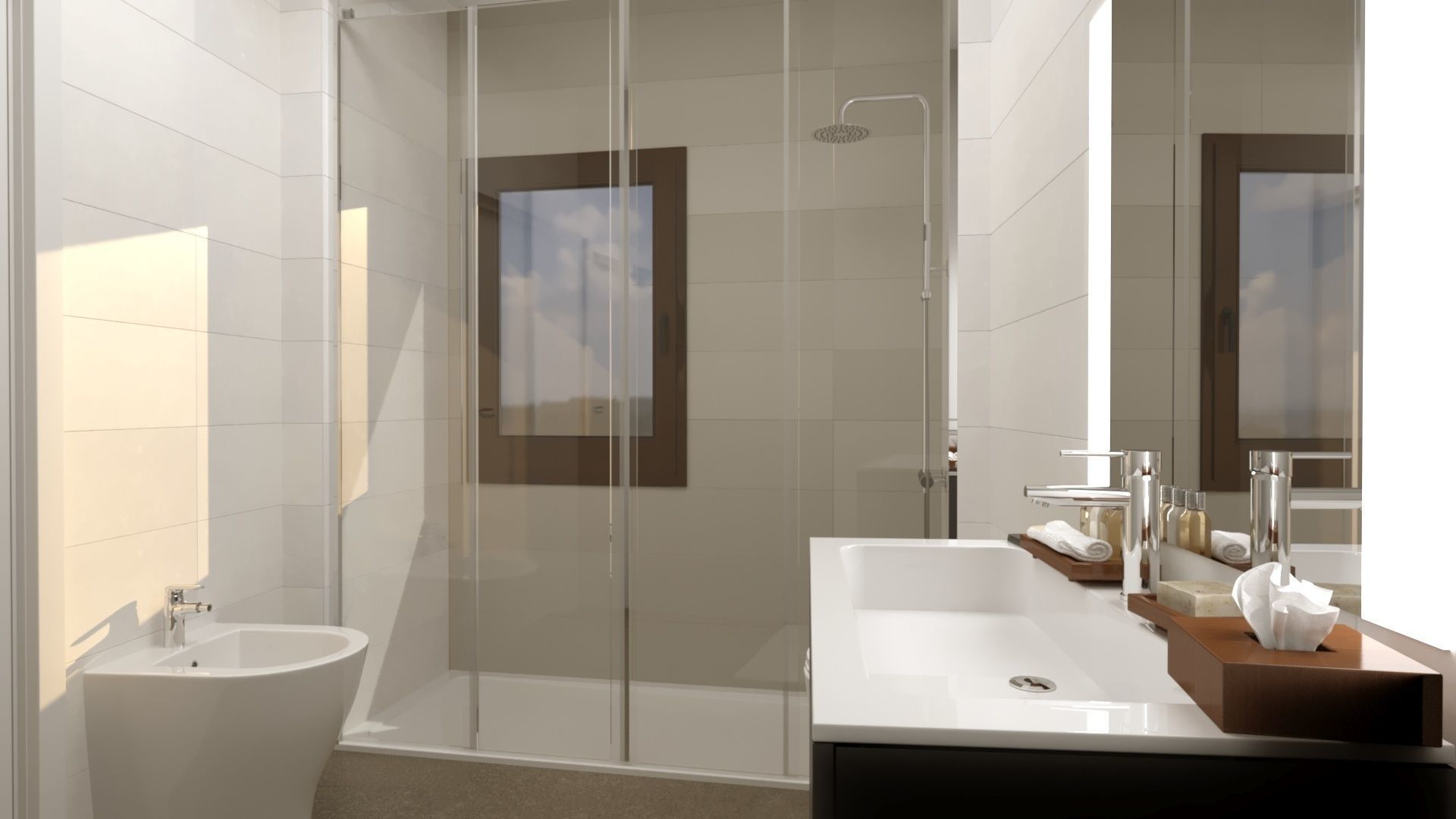 Complete bathroom set 3D model CGTrader