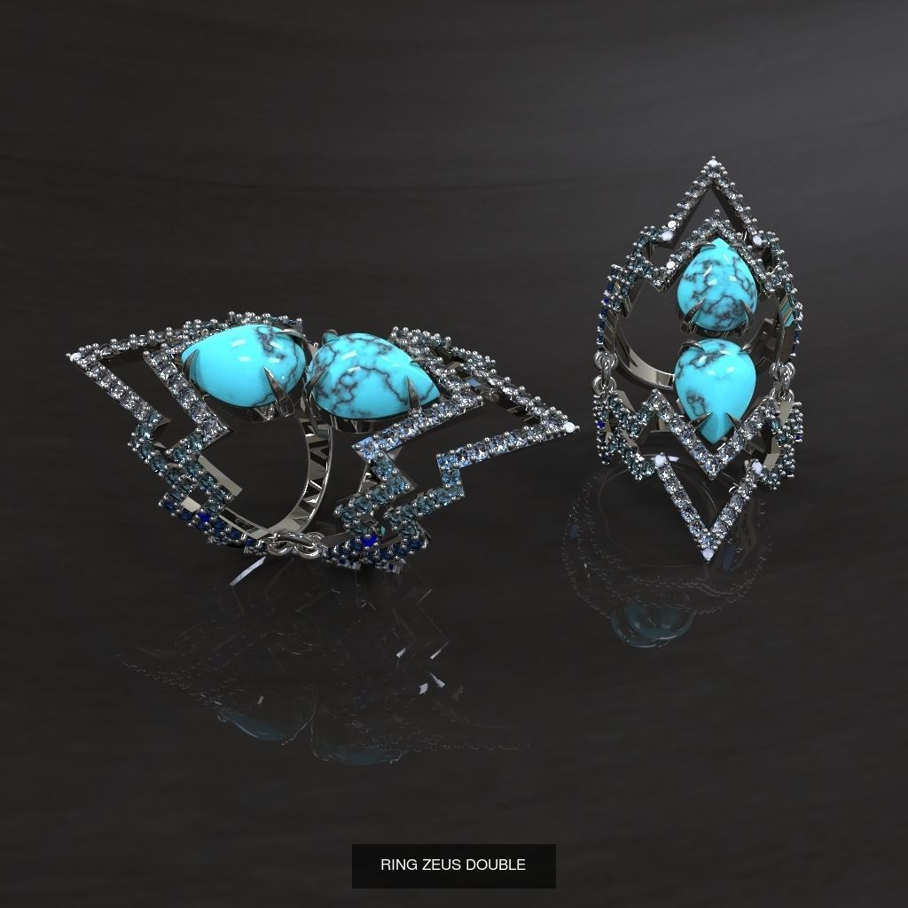 Set Jewelery  Zeus 3 model 3D Model Collection