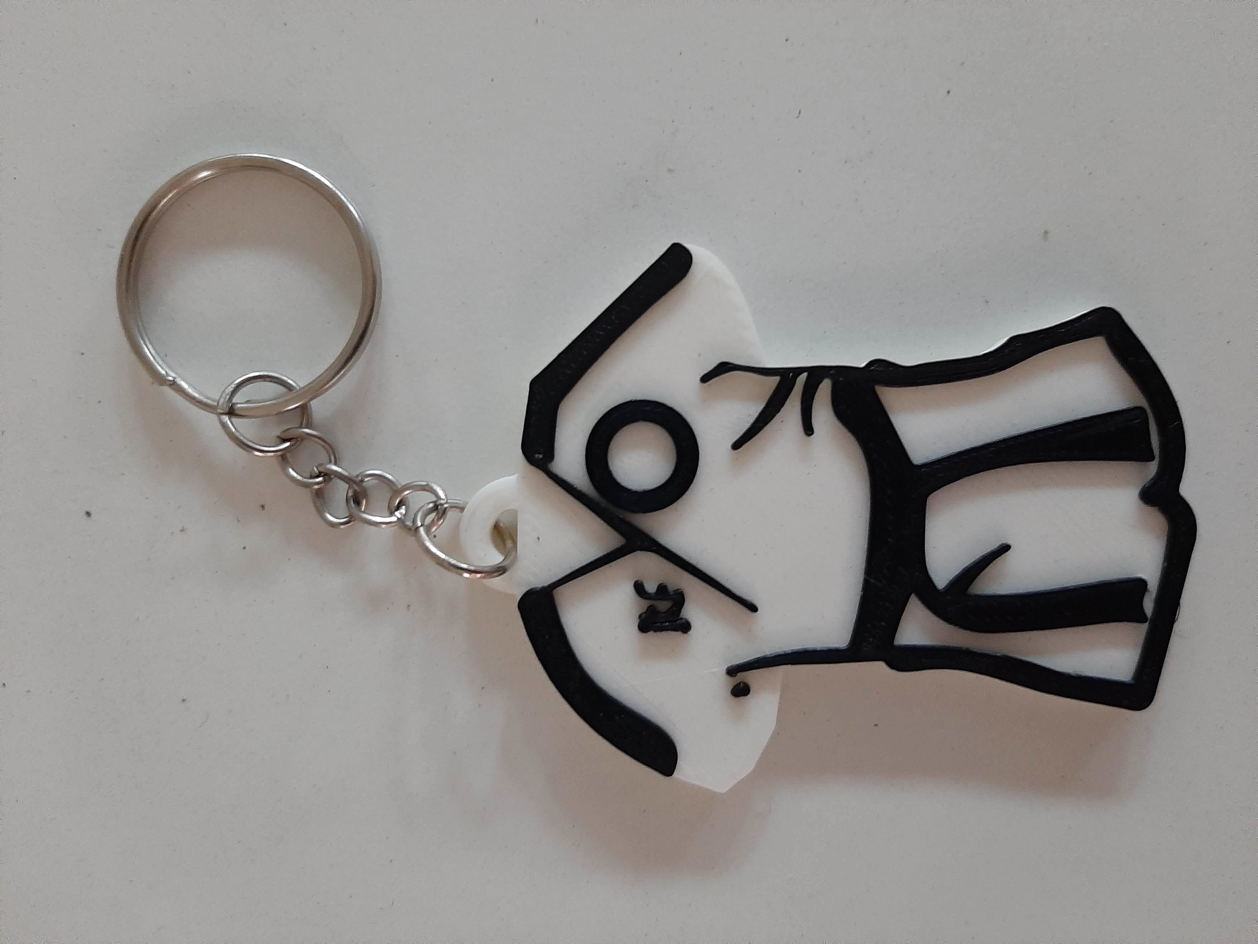 Taekwondo keychain 3D model 3D printable CGTrader