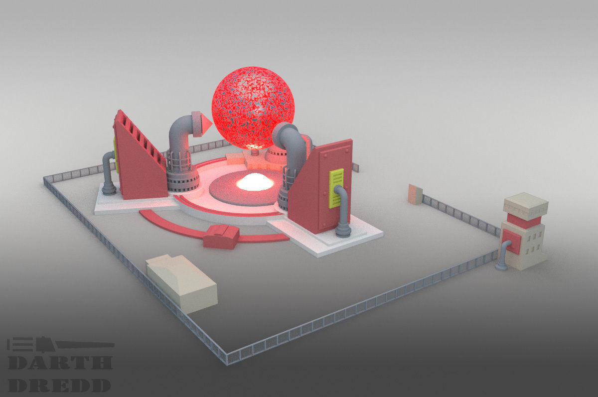 Red Alert 2 Soviet Iron Curtain 3D model CGTrader