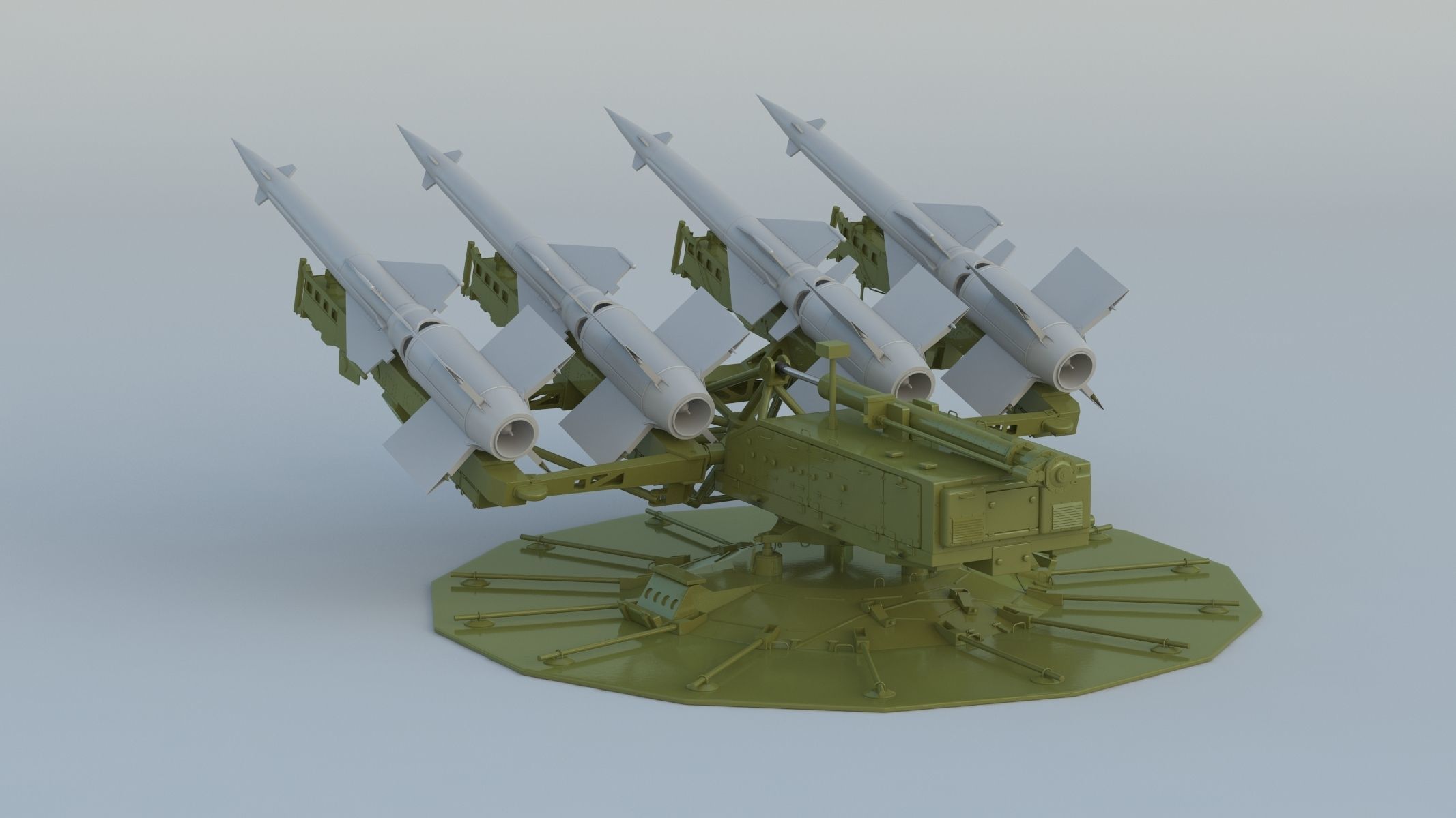 S-125 Neva Pechora SA-3 Goa 3D model | CGTrader