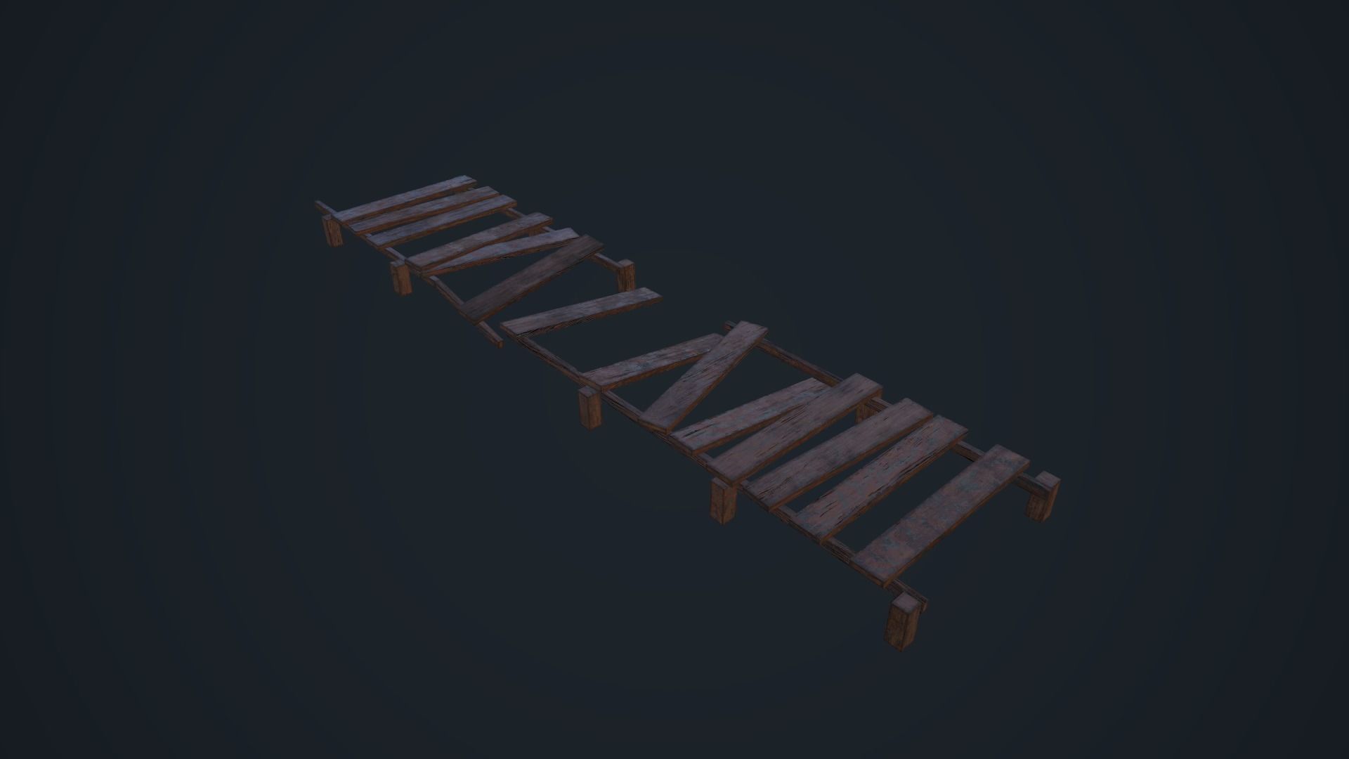 Broken Wooden Bridge