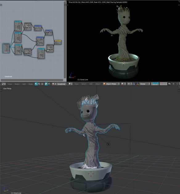 Baby Groot 3D model 3D printable | CGTrader