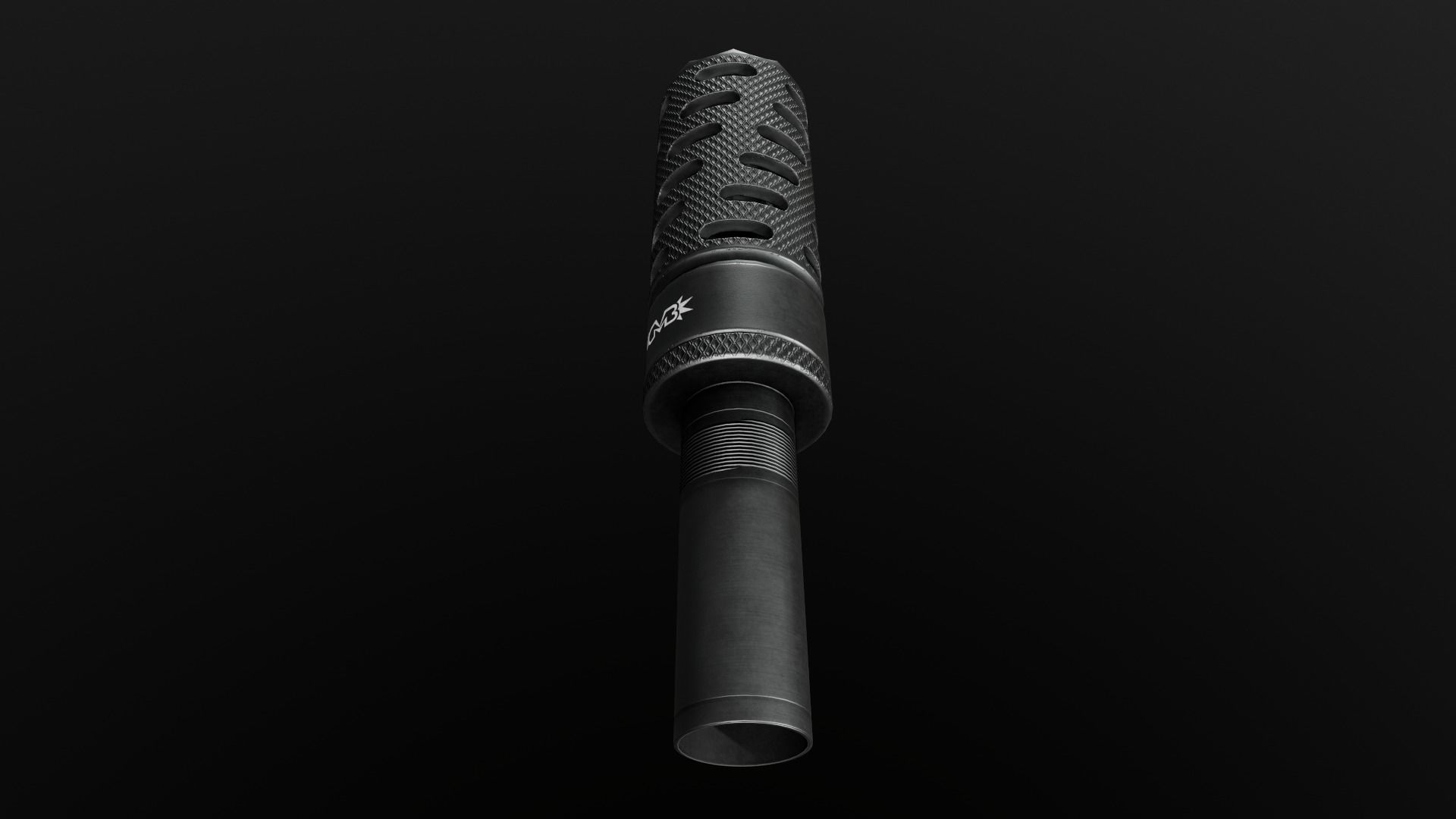 3D model CMB Helical Baffle 12 Gauge Shotgun Muzzle Brake VR / AR / lowpoly CGTrader