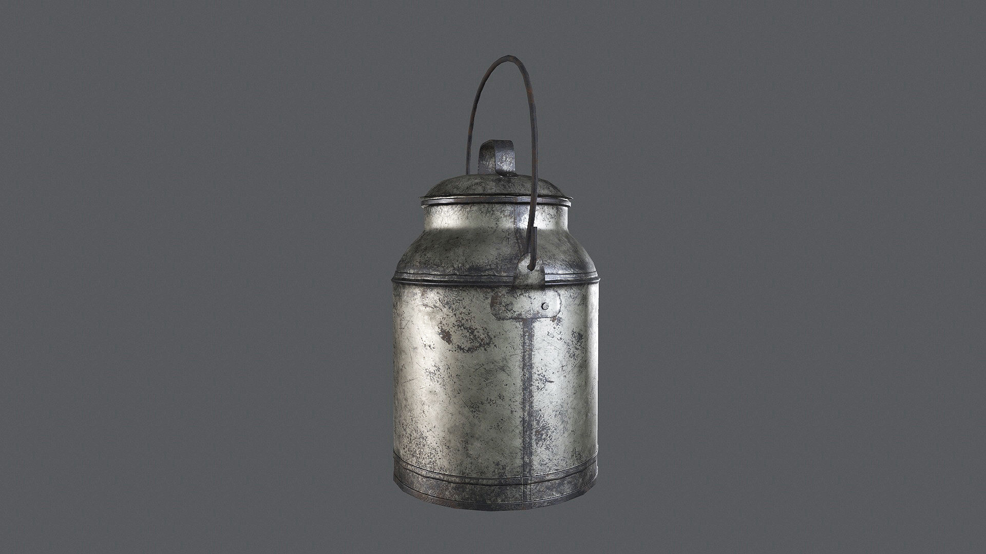 Old Milk Can Game Ready