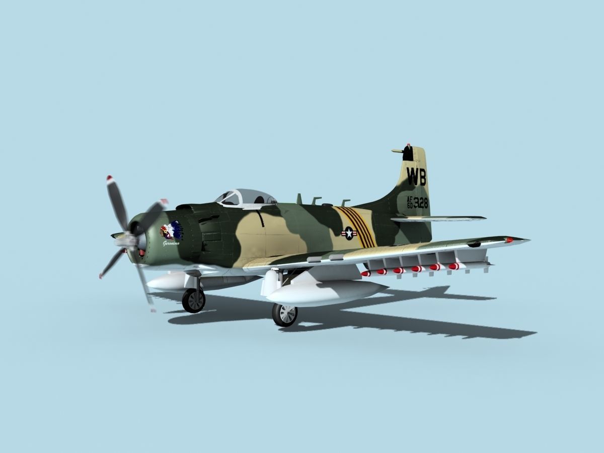 Douglas A-1H Skyraider V11 USAF