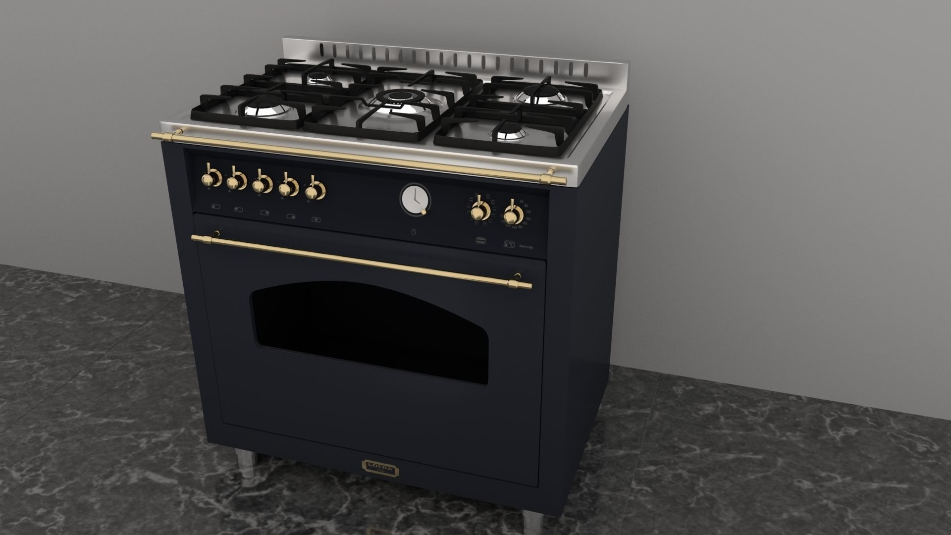 LOFRA oven 90cm 3D model CGTrader