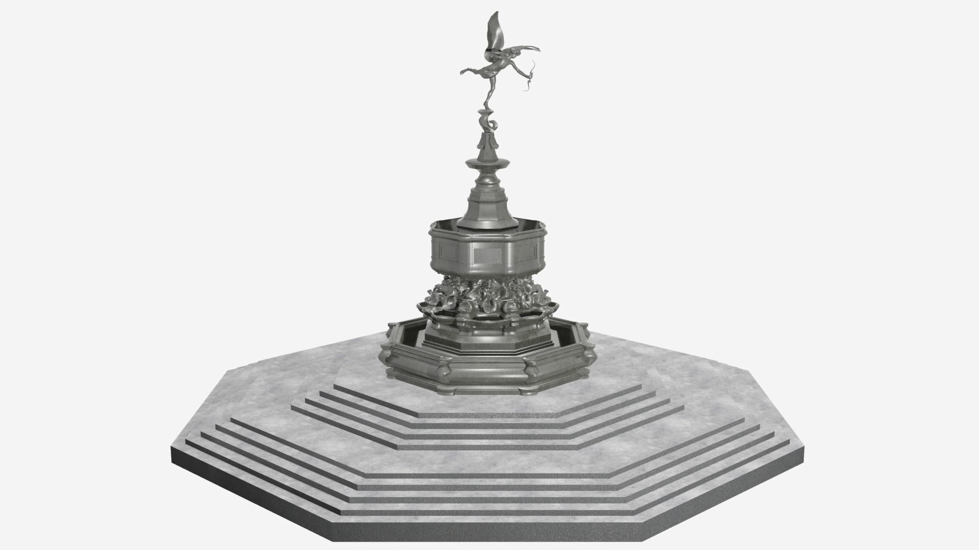 Shaftesbury Memorial Fountain Piccadilly Circus