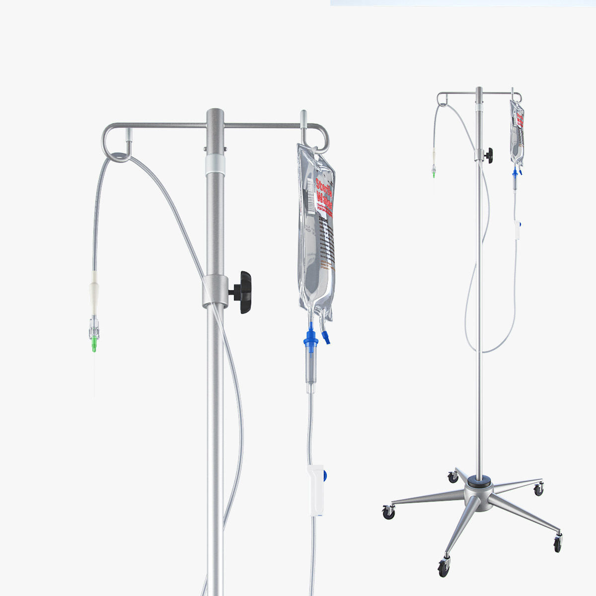 IV Stand Bag 3D model CGTrader