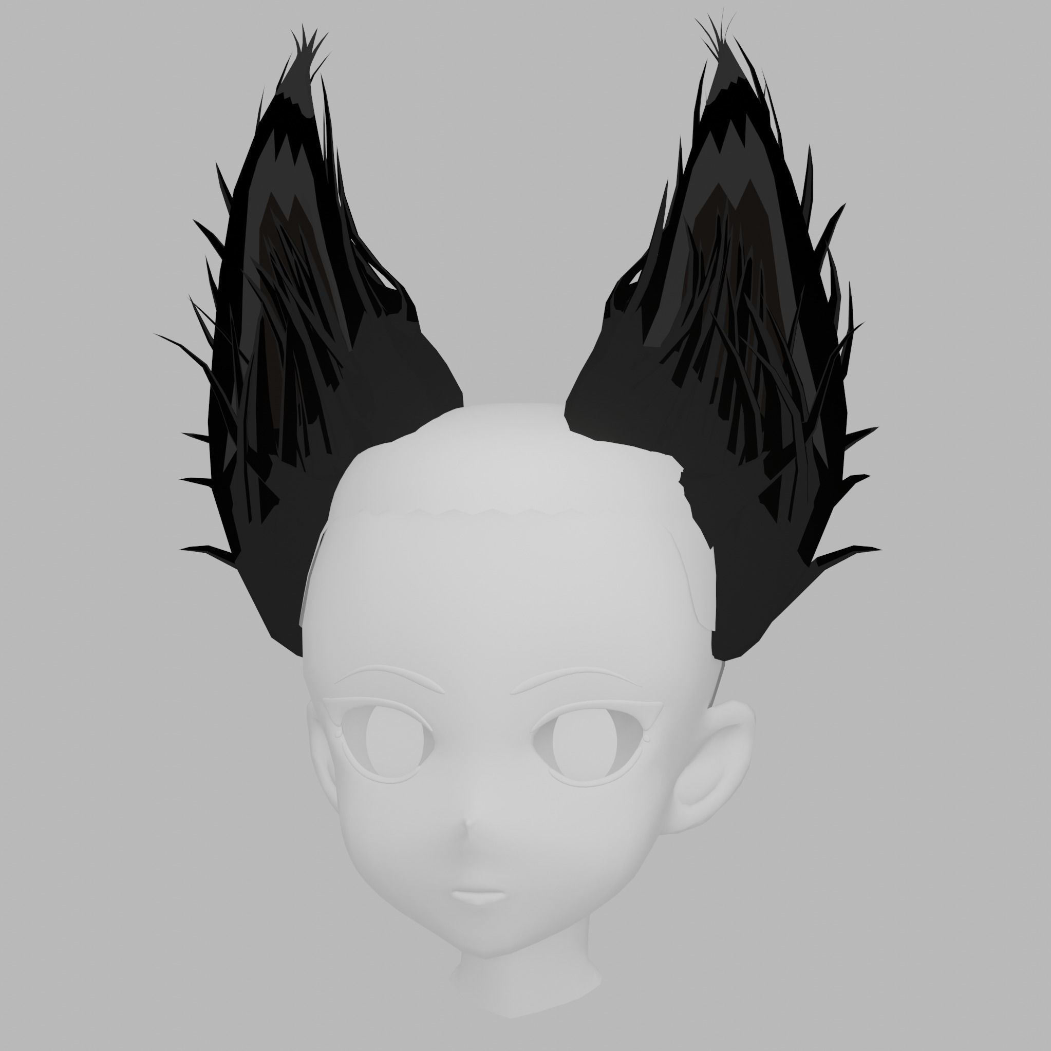 3D model Anime Fox Ears VR / AR / low-poly rigged | CGTrader