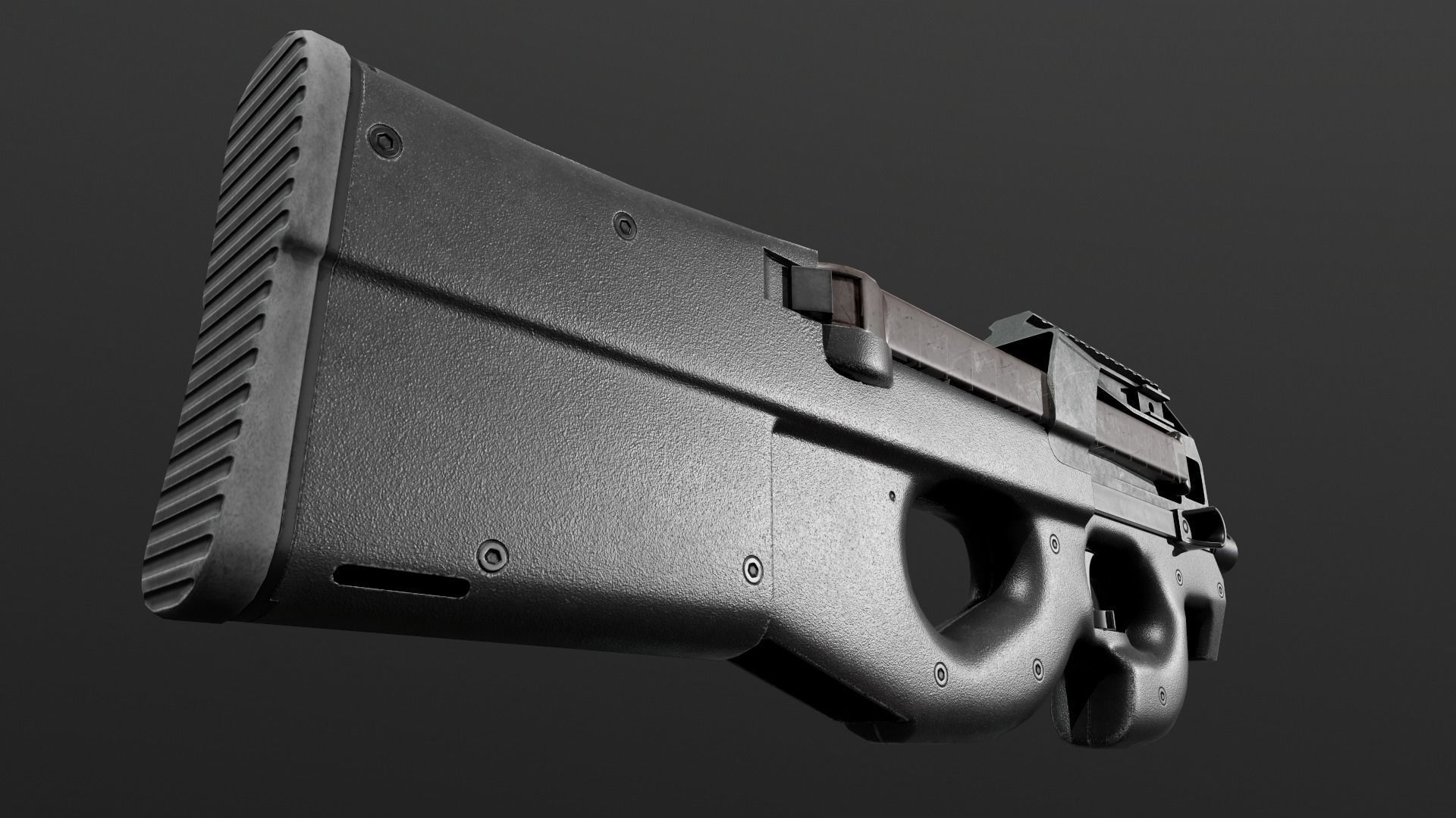 3D model FN P90 Sub Machine Gun VR / AR / low-poly | CGTrader