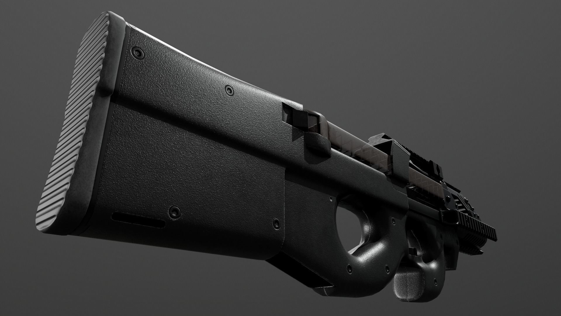 3D model FN P90 Sub Machine Gun VR / AR / low-poly | CGTrader