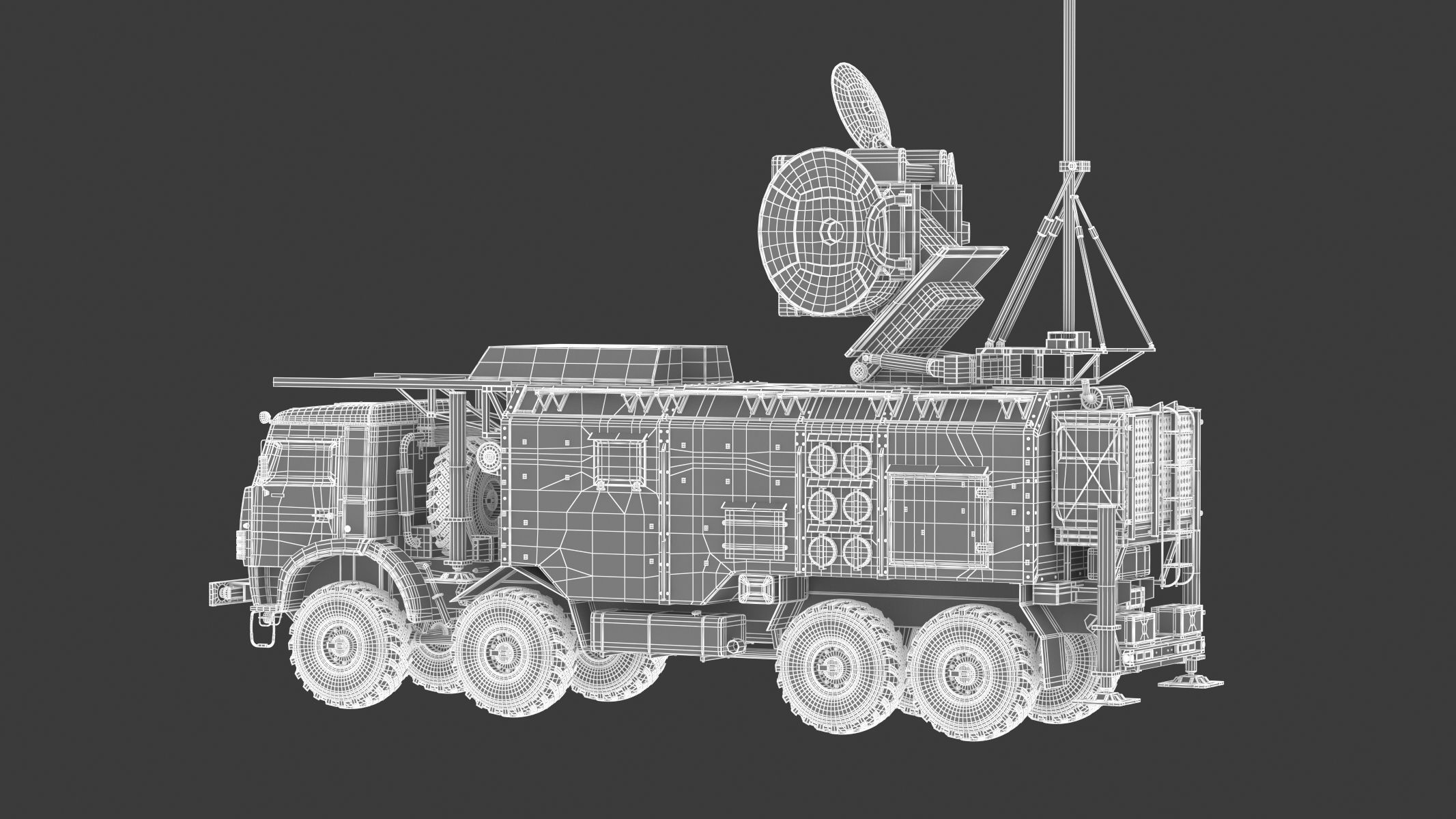 Maquette Krasukha-4 1/48 – Système De Guerre électronique, Impression 3D, Véhicule Militaire