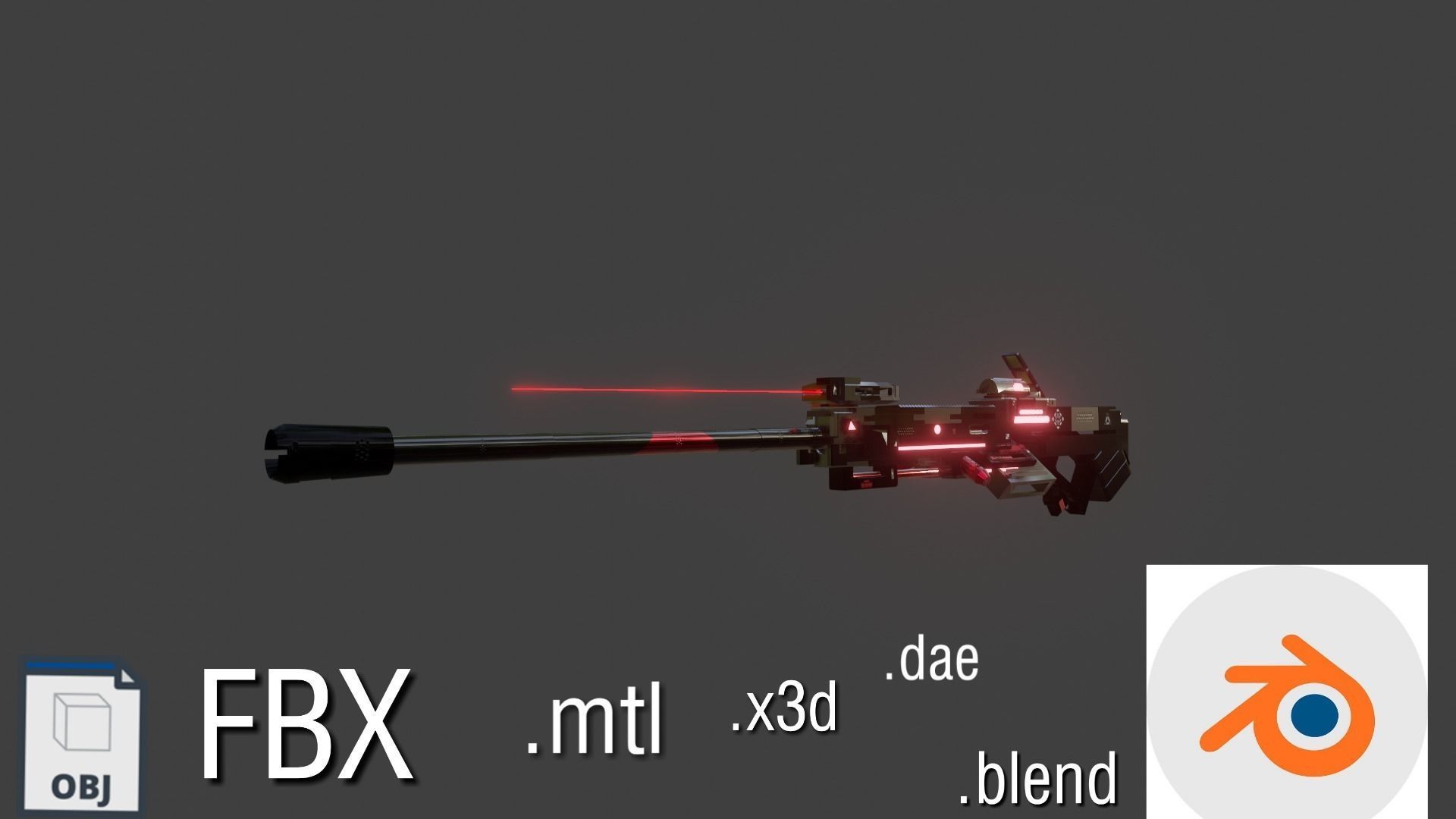 Sci fi Plasma Rifle