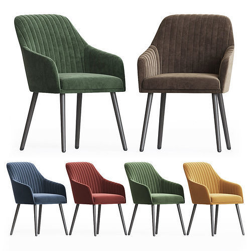 Rochelle Lounge Chair Urban Ladder 3D model CGTrader