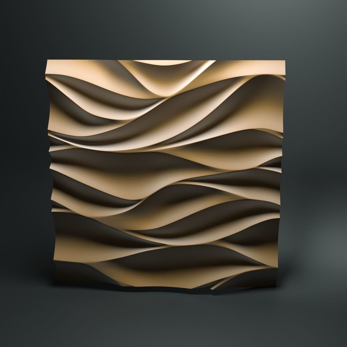 3d panel Wave vol 2 3D model