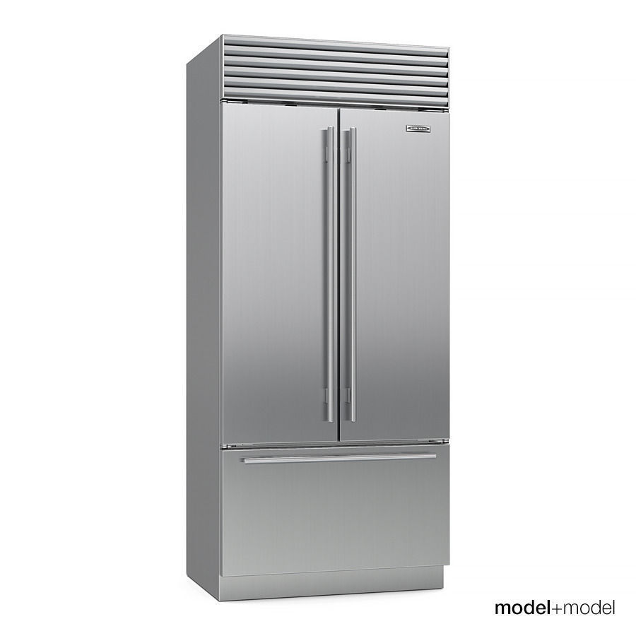 SubZero fridges 3D model CGTrader