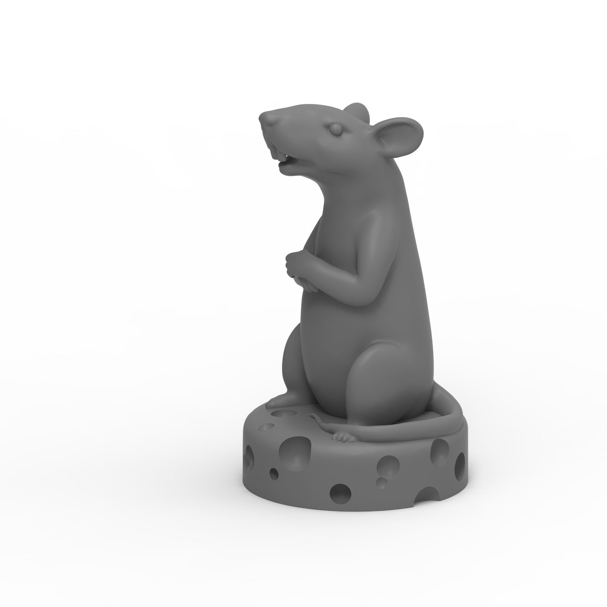 Rat Figure 3D Print Model CGTrader