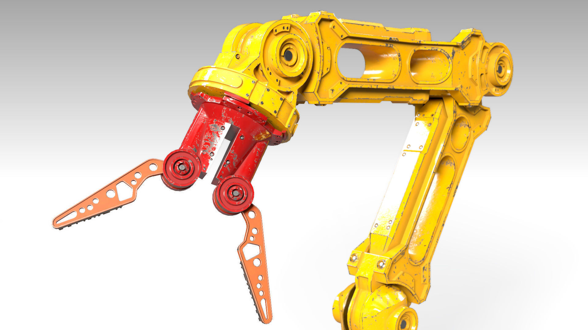 Robotic Arm PBR Rigged
