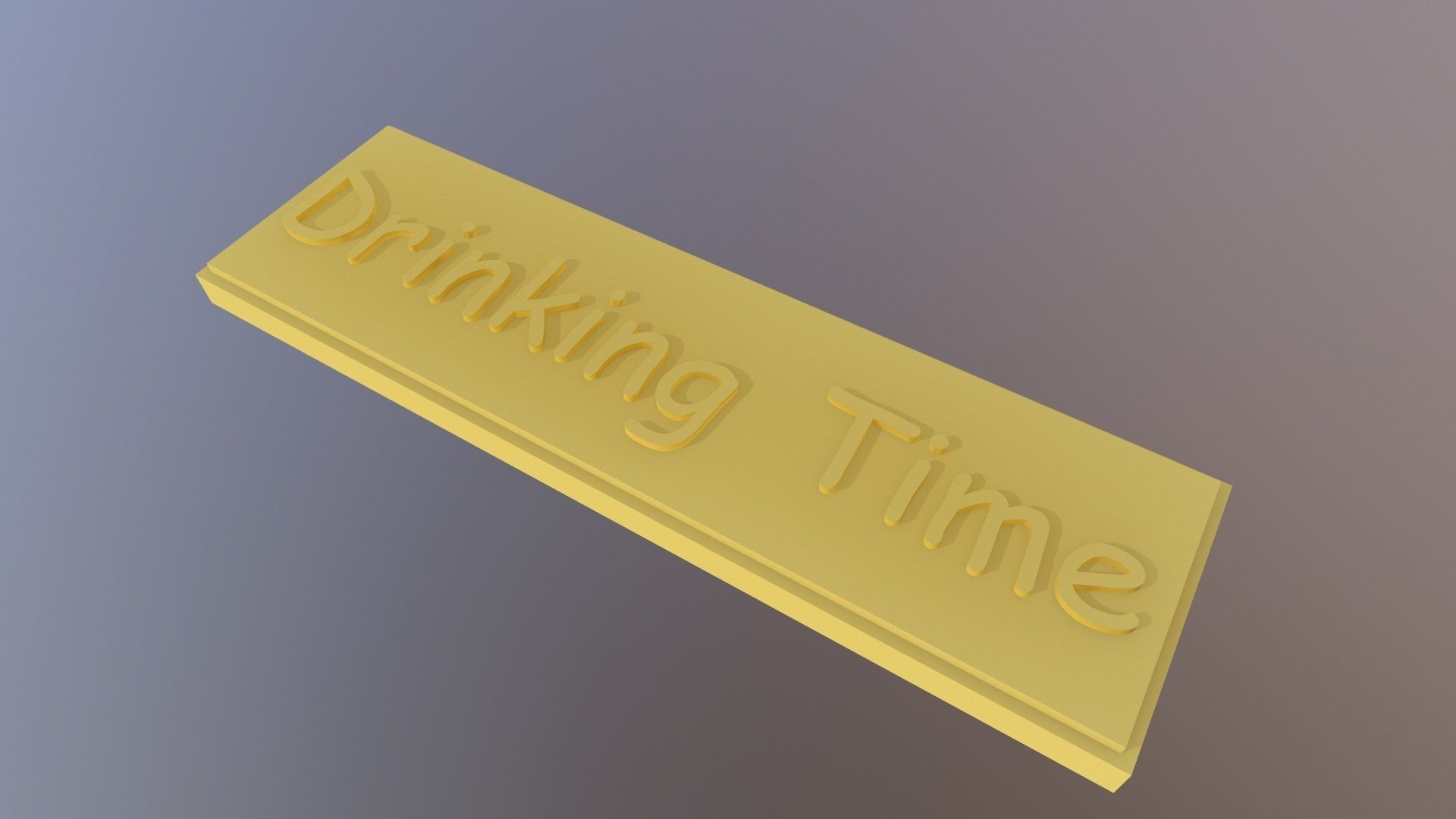 Drinking Time Label