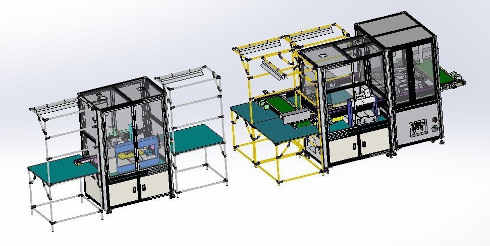 Dispensing integrated production line