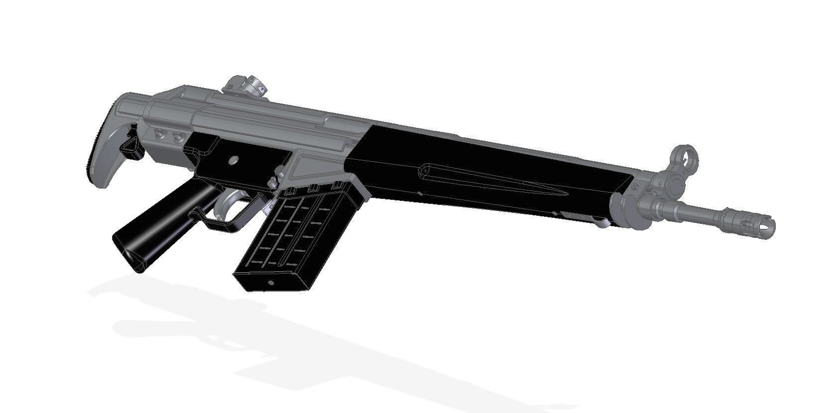 HK G3A4 3D model | CGTrader