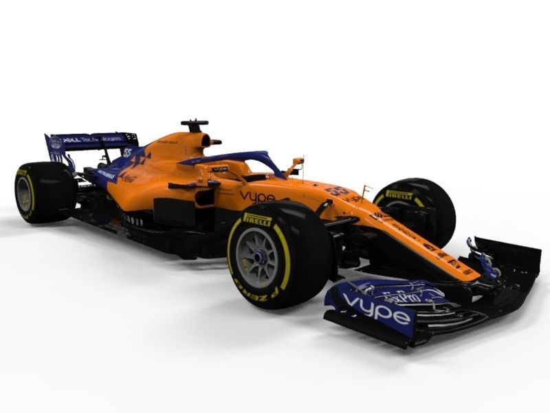 3d Asset Mclaren F1 2019 Mcl34 Cgtrader