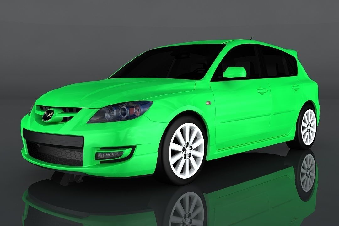 2009 Mazda 3 3D model | CGTrader