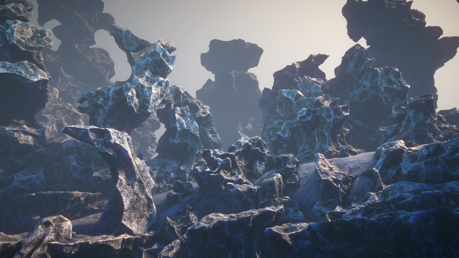 3D model Scraped rocks VR / AR / low-poly | CGTrader