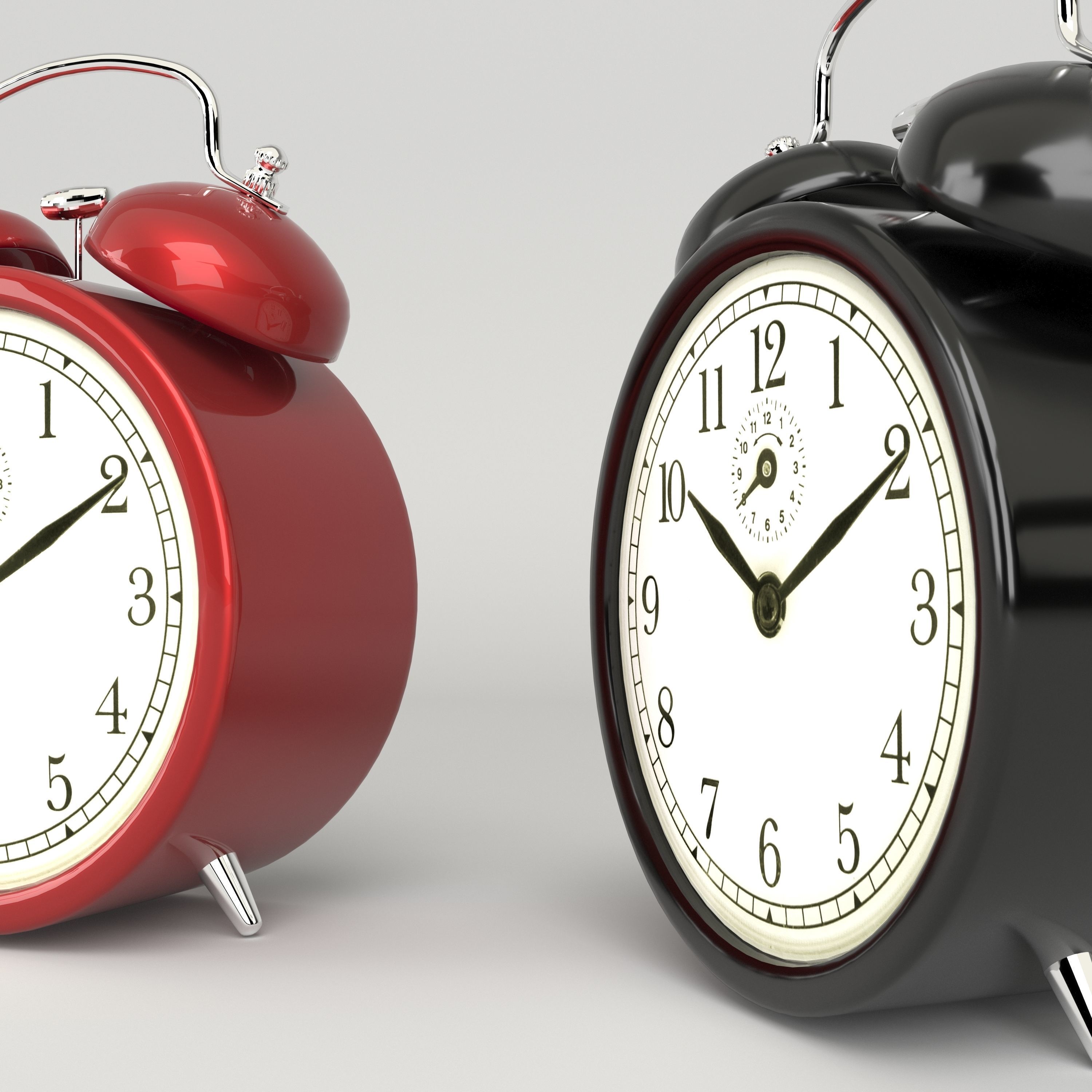 DEKAD Alarm clock 3D model CGTrader