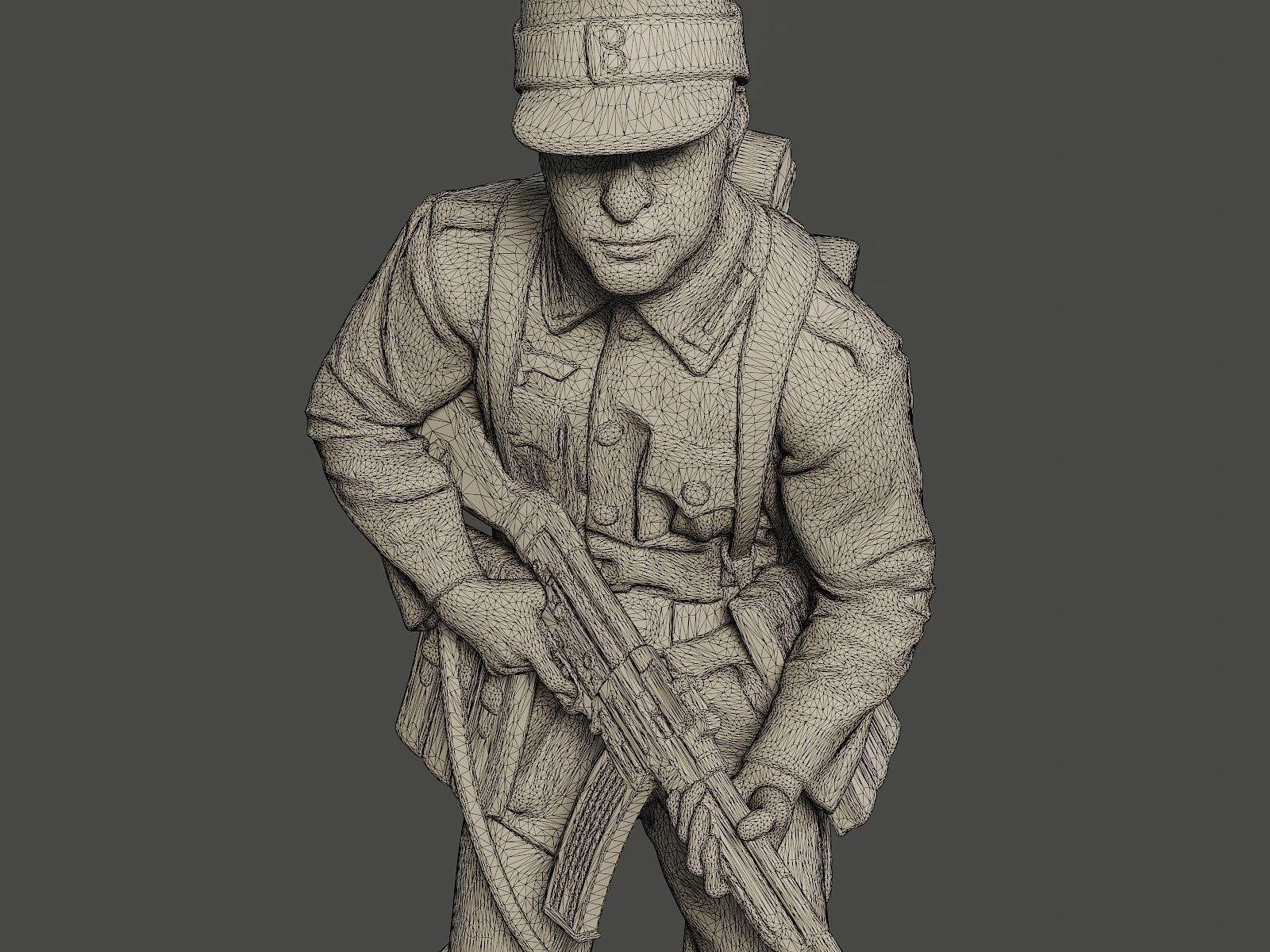 German soldier ww2 Action G3 3D model 3D printable | CGTrader