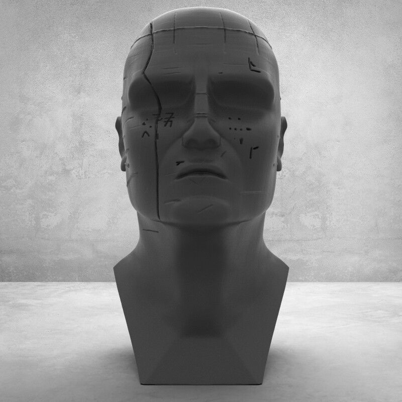 Statue from the movie Prometheus