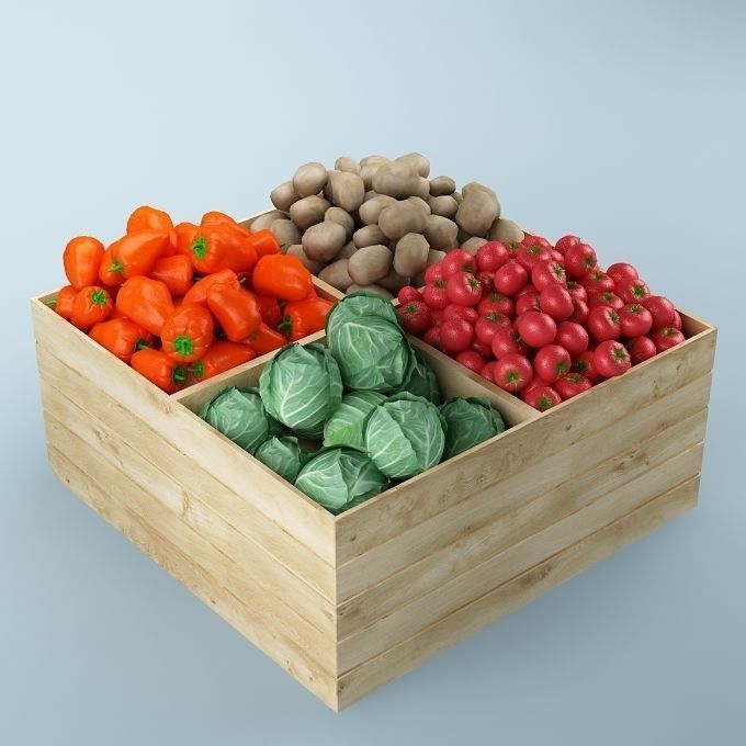 Store Vegetables Stand 02