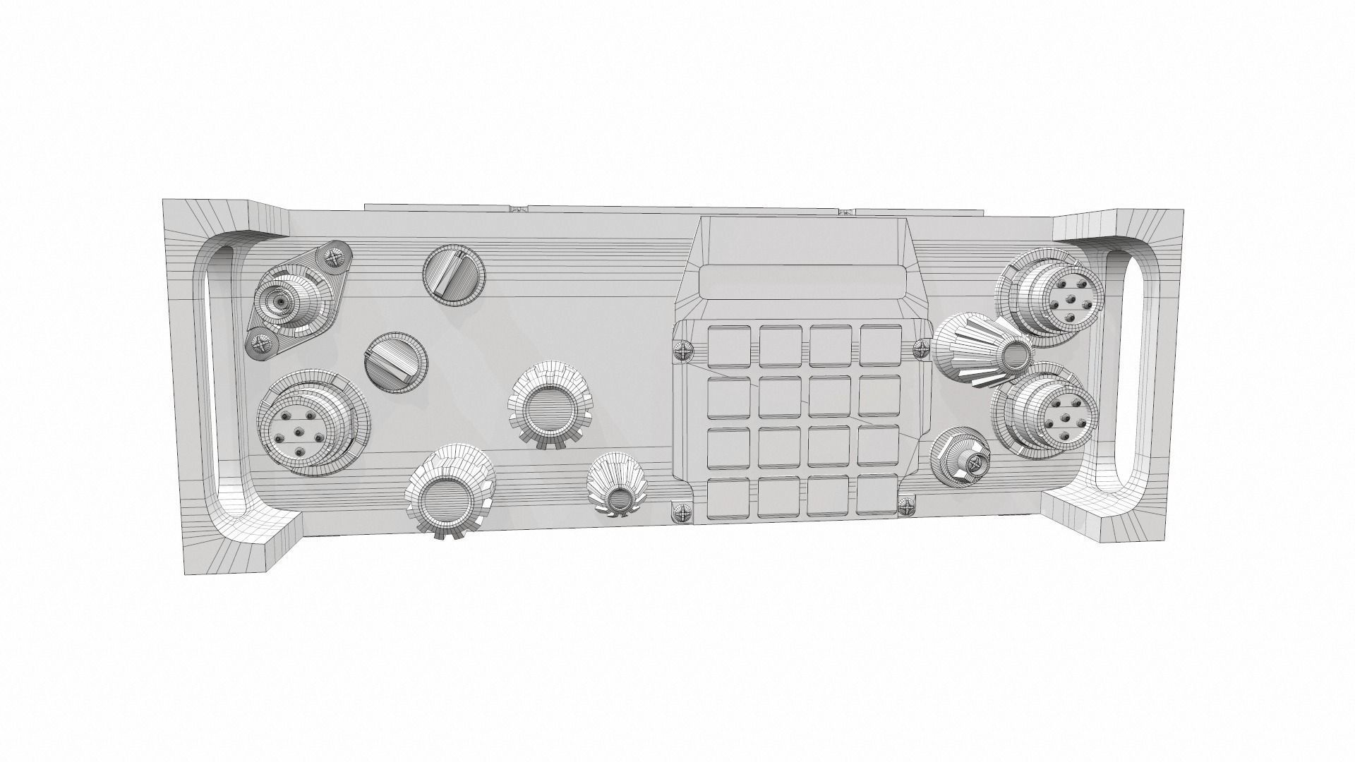 Radio military AN PRC-119 3D model | CGTrader