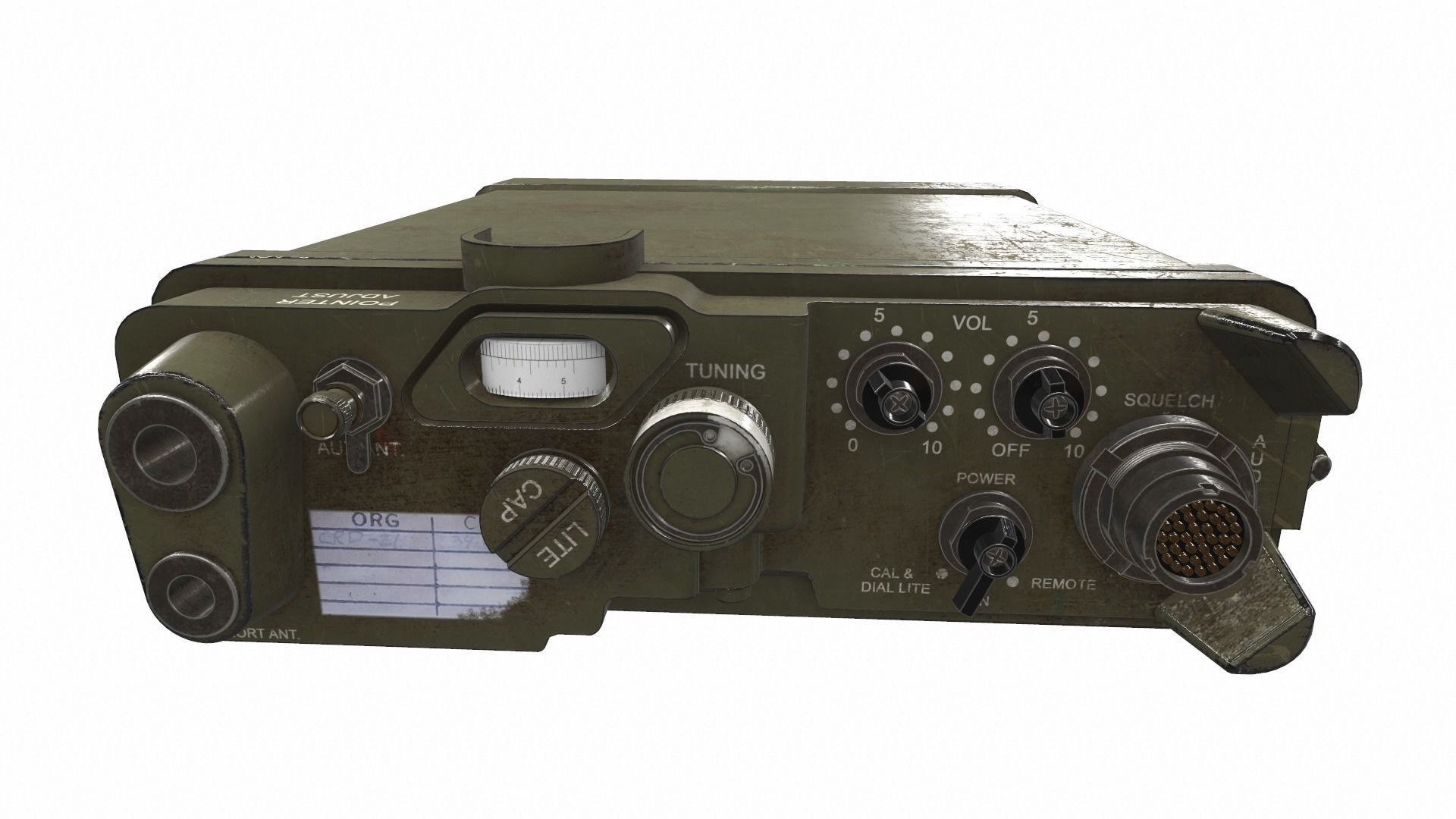 Radio military AN PRC-10 3D model | CGTrader