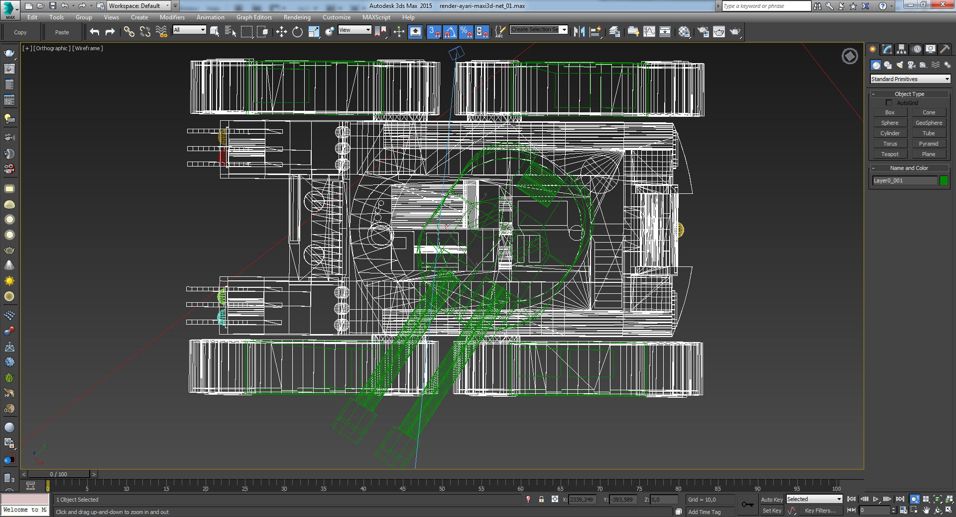 3D model BEAM TANK VR / AR / low-poly | CGTrader