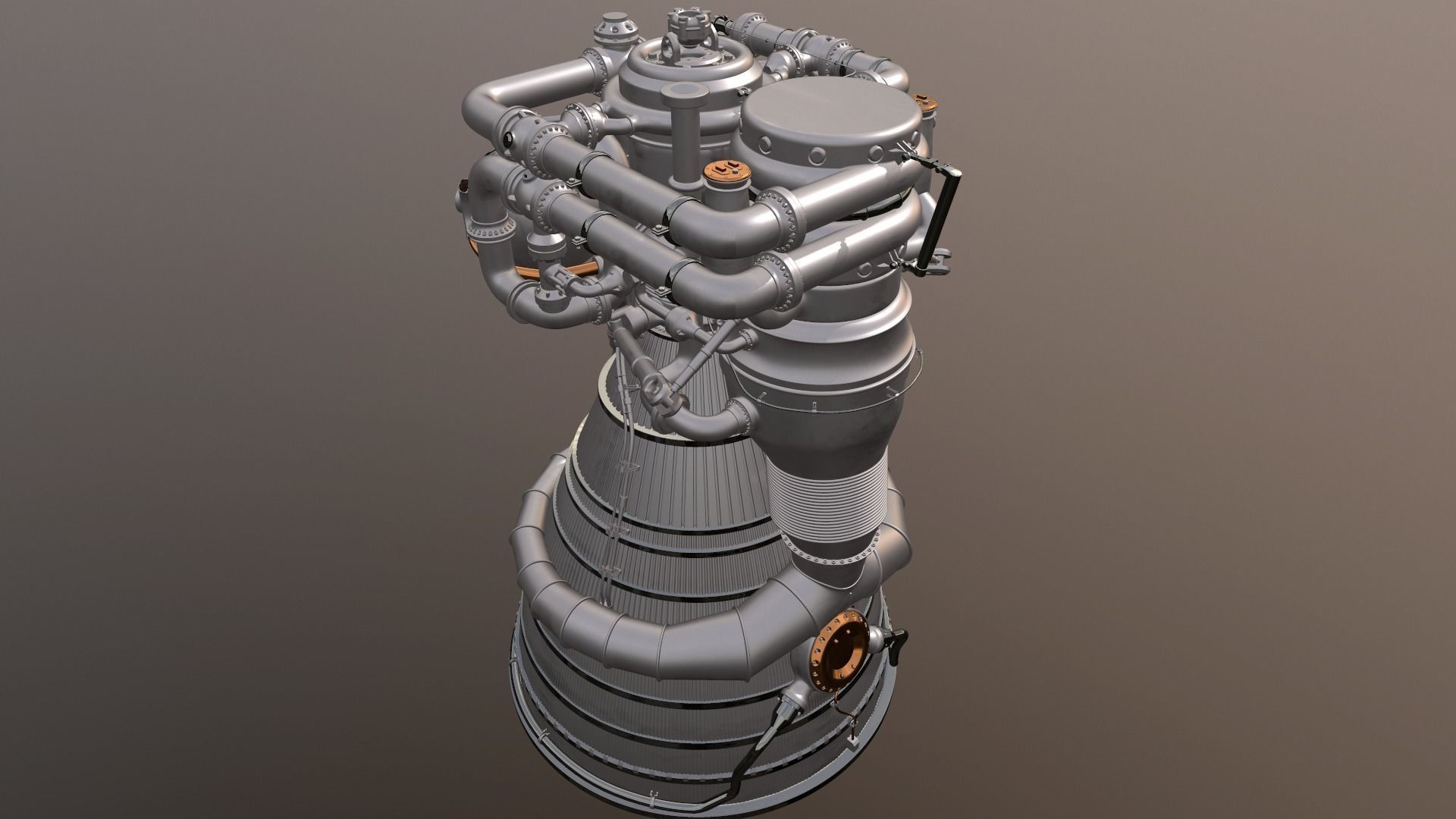 Rocket Engine 03 3D model CGTrader