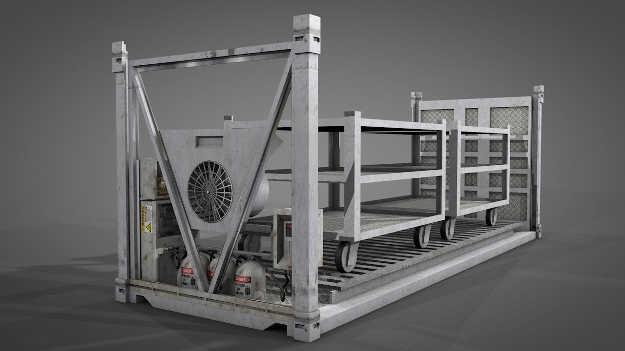 Reefer Container 3d Model Refrigerated Shipping Container 3D model | CGTrader