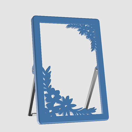 Desktop photo frame 3D model 3D printable CGTrader