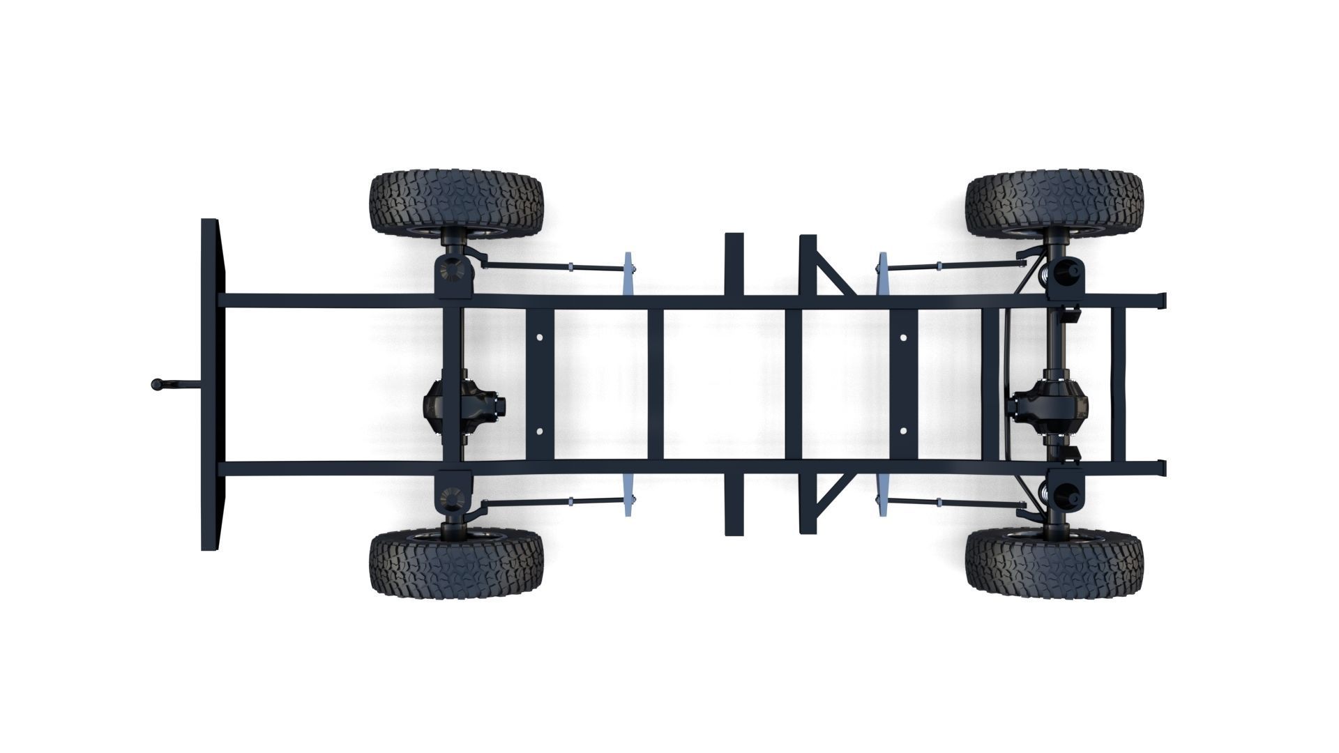 Range Rover Classic Chassis 3D model | CGTrader