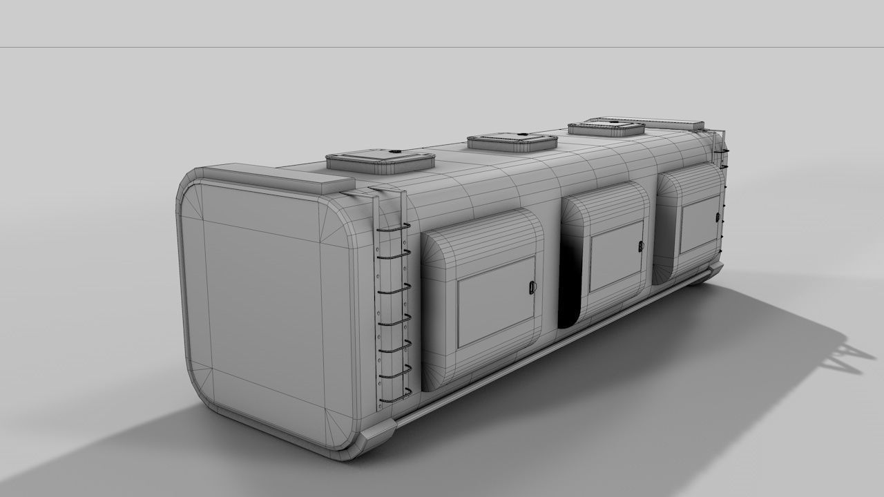 Deep Freeze Container 3D model CGTrader