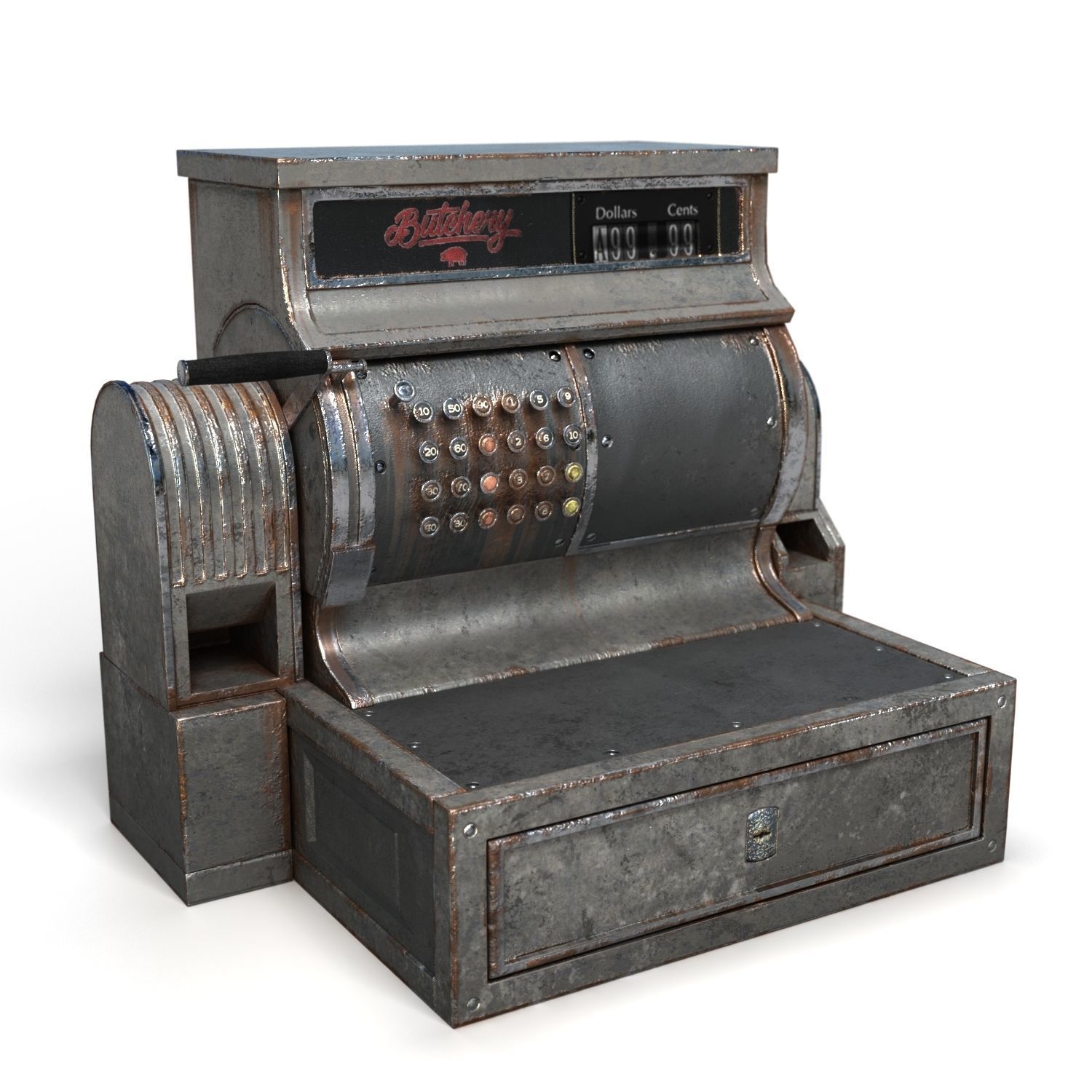 Old cash register