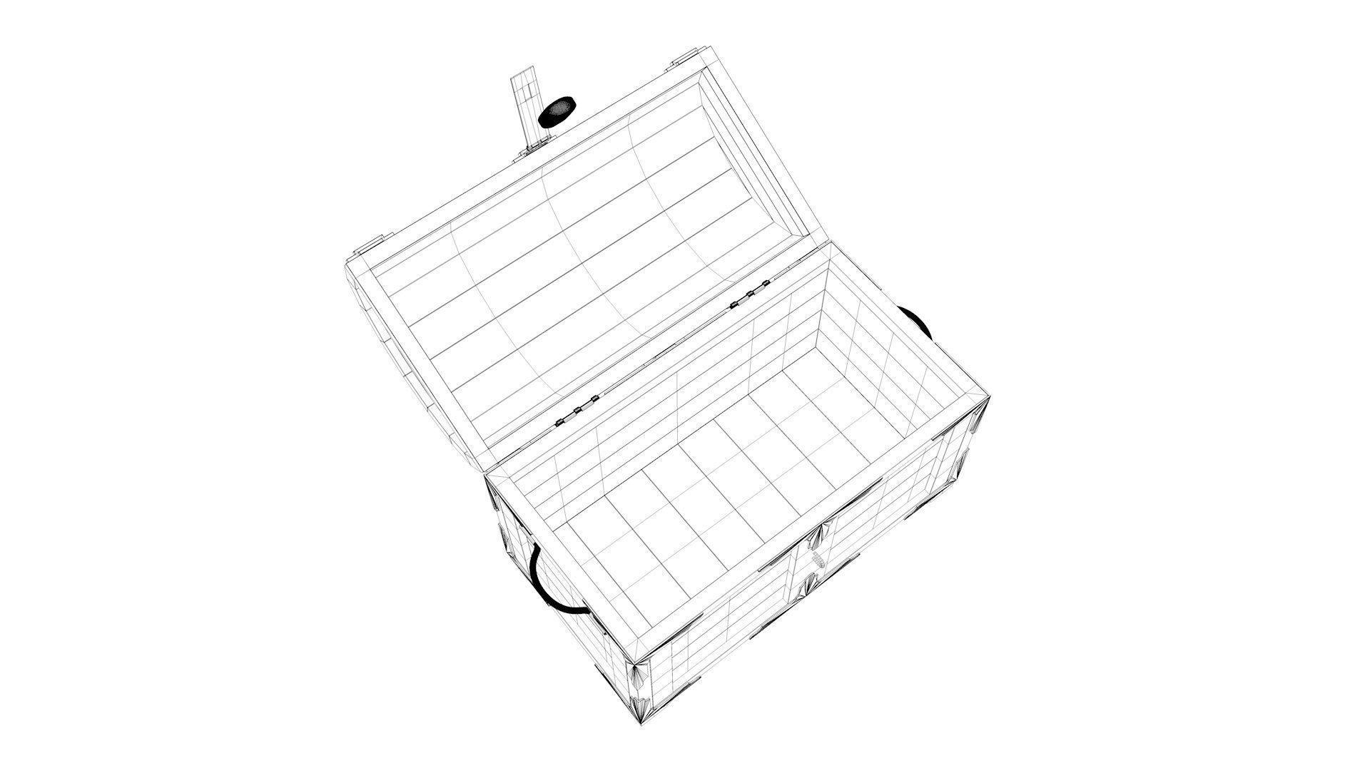 3D Treasure Chest Corona 3D model CGTrader