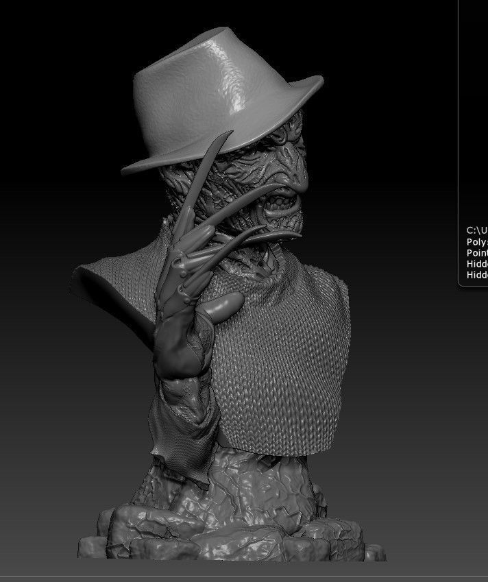 Freddy Krueger Remix 3D model 3D printable CGTrader